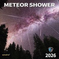 Meteor Shower 2026 Wall Calendar