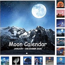 Moon 2026 Wall Calendar