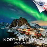 Northern Lights 2026 Wall Calendar