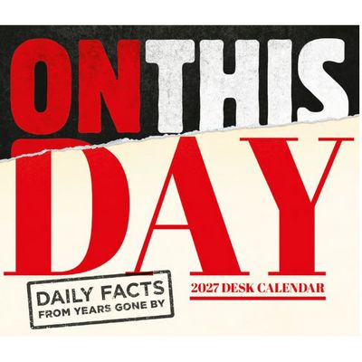 On This Day 2027 Desk Calendar