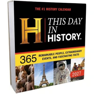 History Channel This Day in History 365 Facts 2027 Desk Calendar