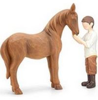 Cowboy Embraces Horse Figurine 2026 Calendar