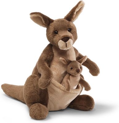 Kangaroo with Removable Joey Plush, Stuffed Animal