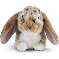 Living Nature Brown Dutch Lop Eared Rabbit Stuffed Animal