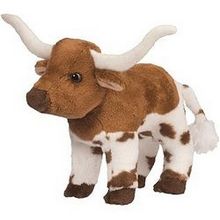 Texas Longhorn Bull Plush Stuffed Animal 2026 Calendar