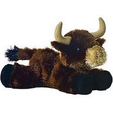 Aurora® Adorable Mini Flopsie™ Brown Toro Stuffed Animal 2026 Calendar