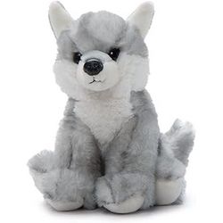 Wolf Stuffed Animal Plushie 2026 Calendar