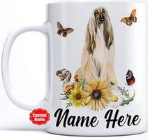 Afghan Hound Personalized Mug