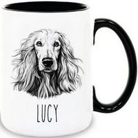 Afghan Hound Personalized Mug