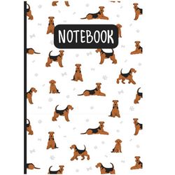 Airedale Terrier Lined Journal