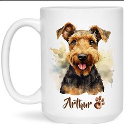 Airedale Terrier Personalized Mug