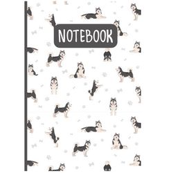 Alaskan Malamute Lined Journal Notebook