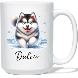 Alaskan Malamute Personalized Mug
