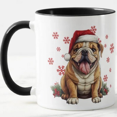 American Bulldog Ceramic Mug Left View