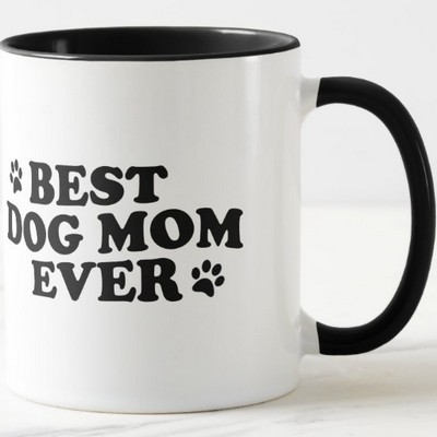 American Bulldog Ceramic Mug Right View