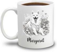 American Eskimo Personalized Mug