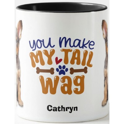 Australian Cattle Dog Puppy You Make My Tail Wag Mug