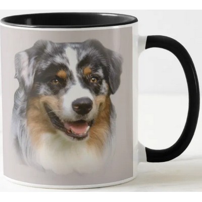 Australian Shepherd Ceramic Mug Right View