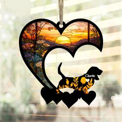 Basset Hound Suncatcher