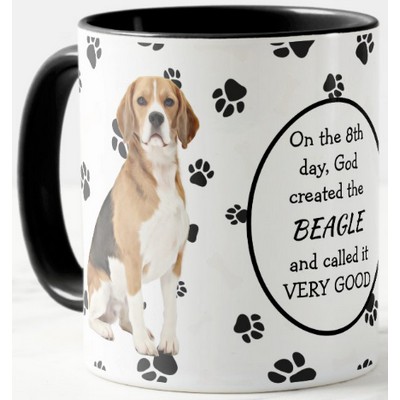 On the 8th Day God Created Beagles Mug
