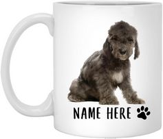Personalized Bedlington Terrier Mug 2026 Calendar