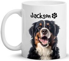 Bernese Mountain Dog Mug - Personalized