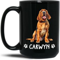 Bloodhound Personalized Mug 2026 Calendar