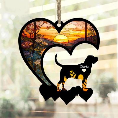 Personalized Bloodhound Memorial