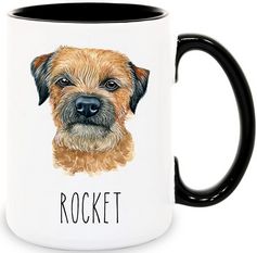Personalized Border Terrier Mug 2026 Calendar