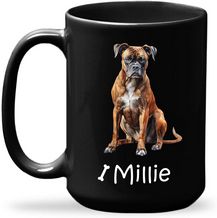 Customized Name Boxer Dog Mug
