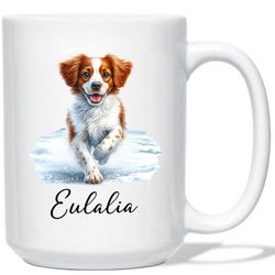 Brittany Spaniel Personalized Mug