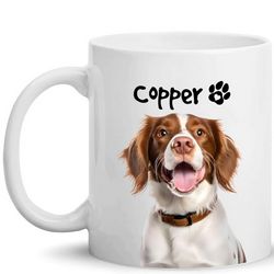 Brittany Spaniel Personalized Mug
