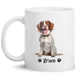 Brittany Spaniel Personalized Mug