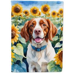 Brittany Spaniel Garden Flag