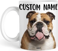 Bulldog Personalized Coffee Mug