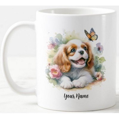 Custom Cavalier King Charles Spaniel Mug and Quote