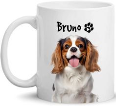 Cavalier King Charles Spaniel Personalized Mug 2026 Calendar
