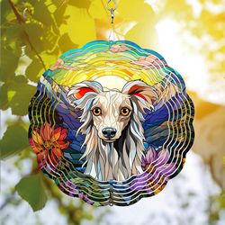 Chinese Crested Dog Wind Spinner