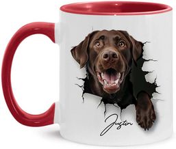 Chocolate Lab Mug - Personalized