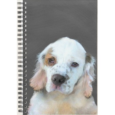 Clumber Spaniel Painting - Cute Original Dog Art Planner