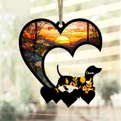 Dachshund Suncatcher