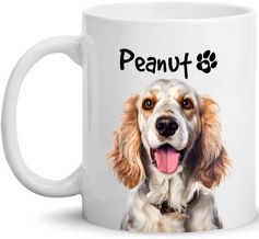 Personalized English Cocker Spaniel White Coffee Mug