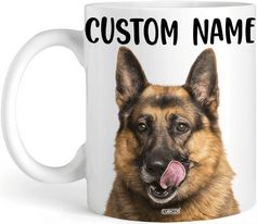German Shepherd Mug Personalized
