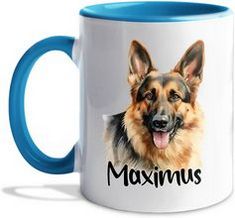 German Shepherd Mug Personalized