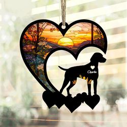 German Shorthaired Pointer Suncatcher