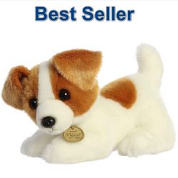 Jack Russell Pup Stuffed Animal