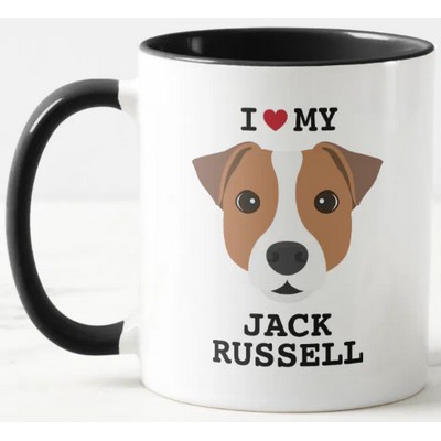 I Love My Jack Russell Dog Coffee Mug
