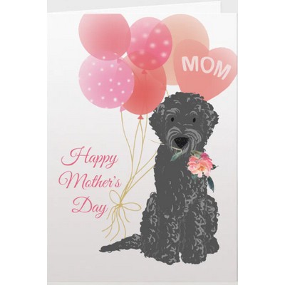 Mother's Day Love from Labradoodle Dog Card