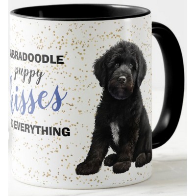 Labradoodle Puppy Kisses Fix Everything Mug