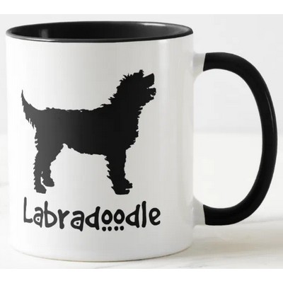 Labradoodle w/ Cool Text Mug